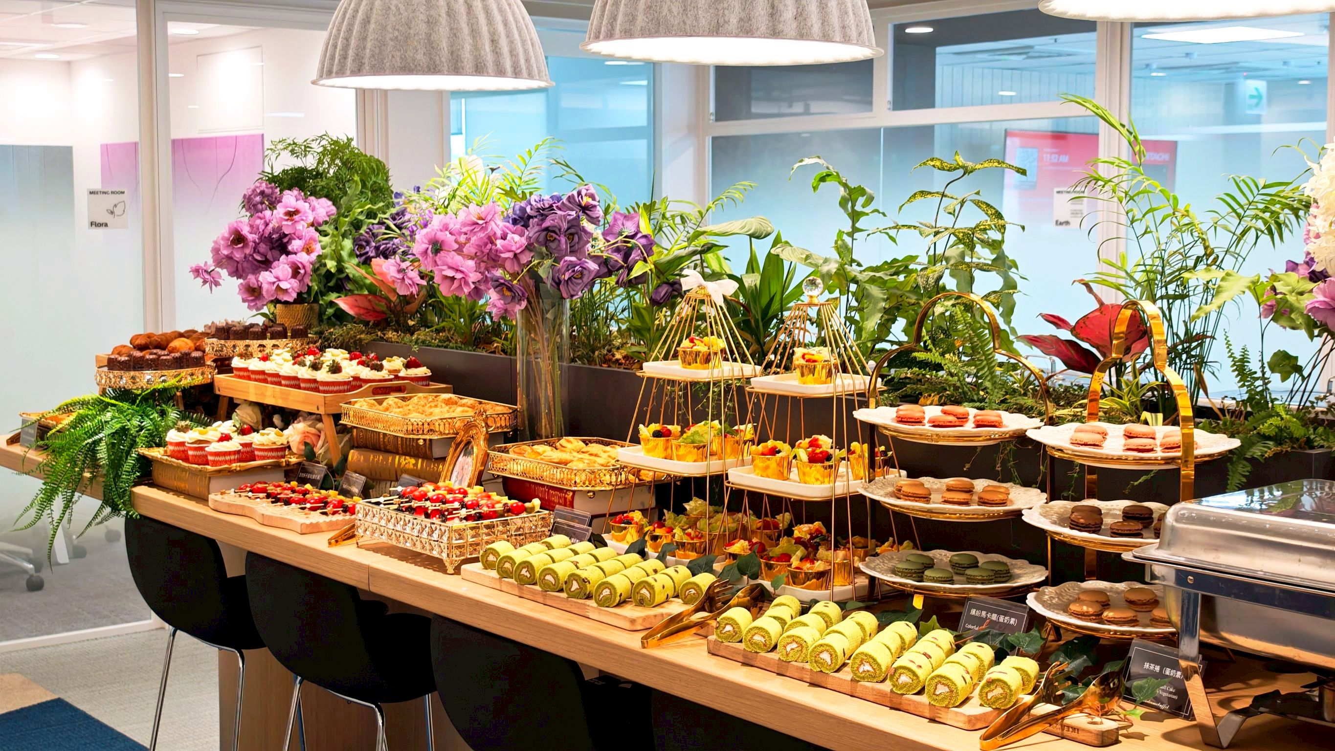 企業甜點外燴精緻擺盤